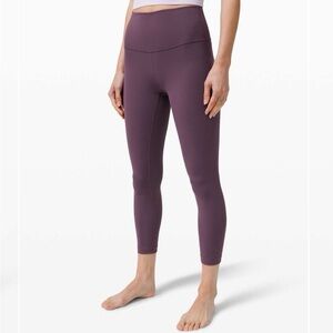 Lululemon wunder under high rise tight, lixtreme, 25”, grape thistle, size 4